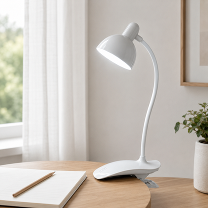LED Flexible Gooseneck Clamp Lamp Modern Design | Norviko