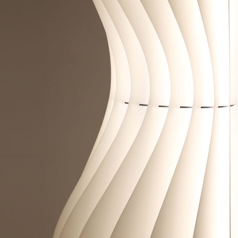 LED Floor Lamp with Pleated Shade for Modern Interior | Velora
