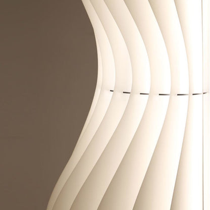 LED Floor Lamp with Pleated Shade for Modern Interior | Velora