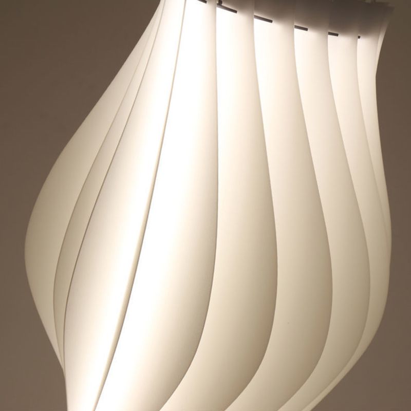 LED Floor Lamp with Pleated Shade for Modern Interior | Velora