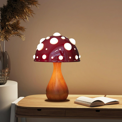 LED Mushroom Table Lamp with Warm White Light | Zanvexa
