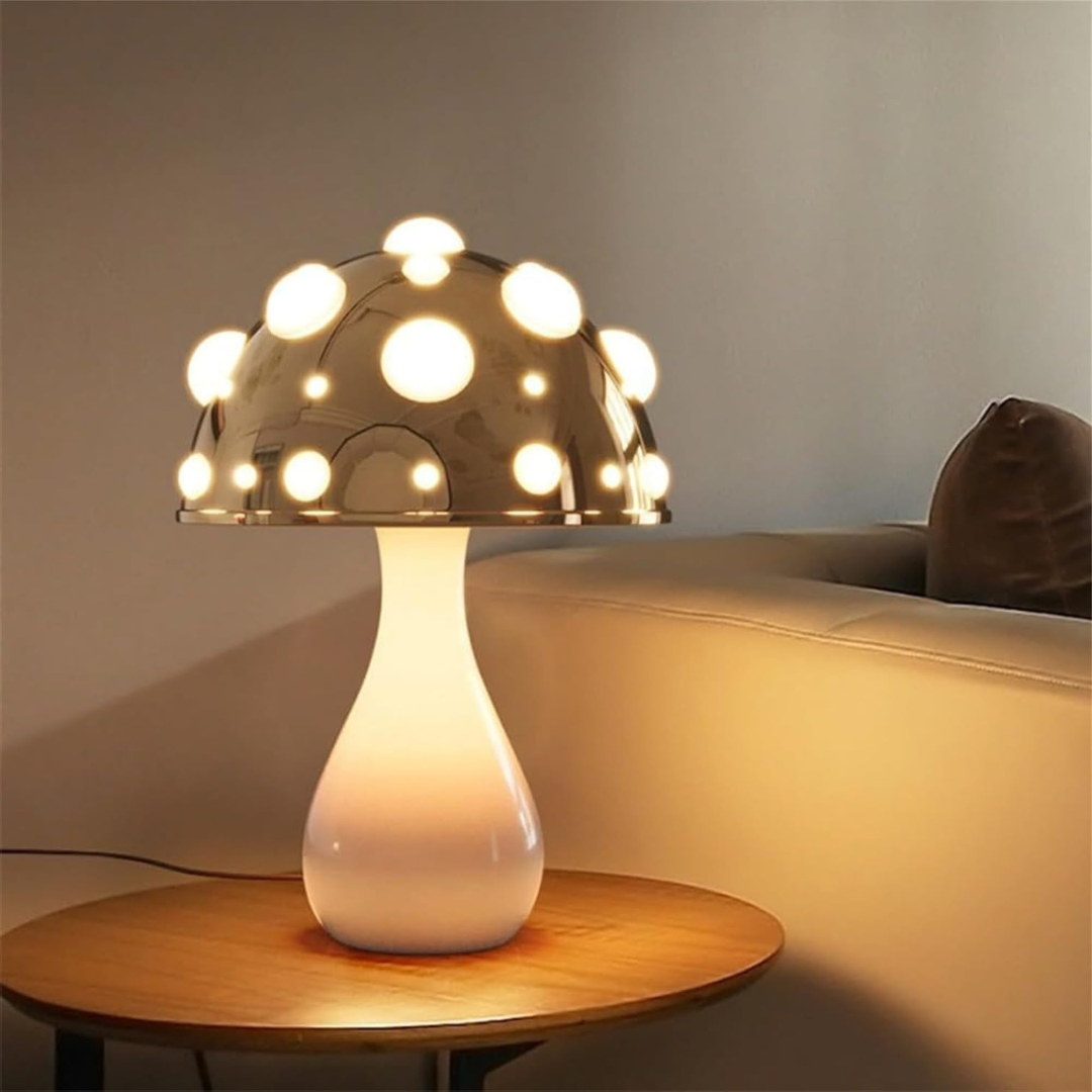 LED Mushroom Table Lamp with Warm White Light | Zanvexa