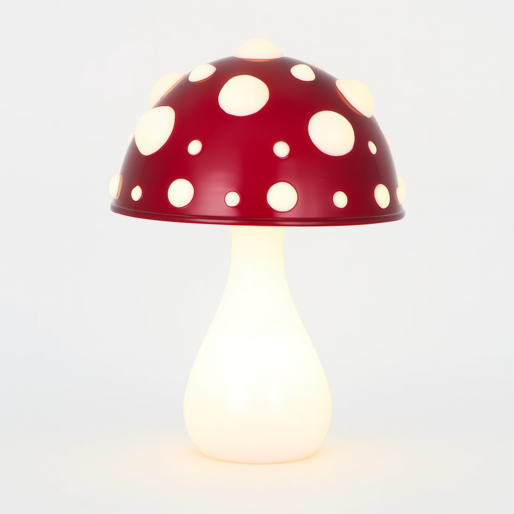 LED Mushroom Table Lamp with Warm White Light | Zanvexa