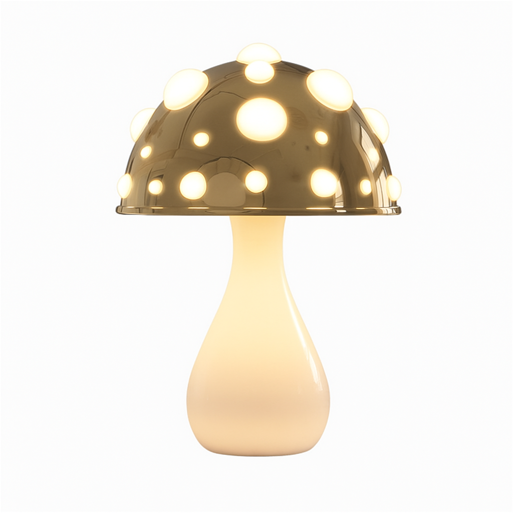 LED Mushroom Table Lamp with Warm White Light | Zanvexa