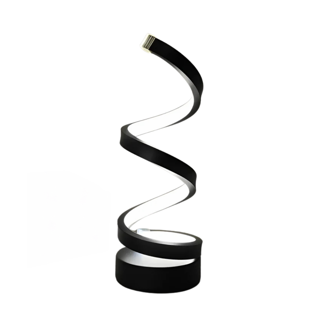 LED Spiral Table Lamp with Three Light Modes | Kervixa