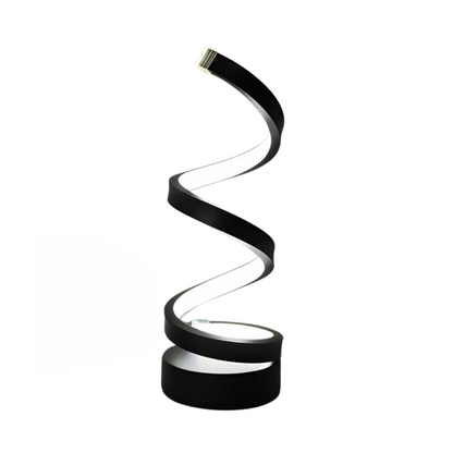 LED Spiral Table Lamp with Three Light Modes | Kervixa
