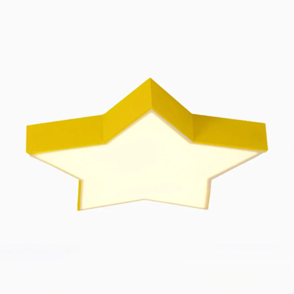 LED Star Ceiling Light Acrylic Flush Mount Kids Room | Lumevia