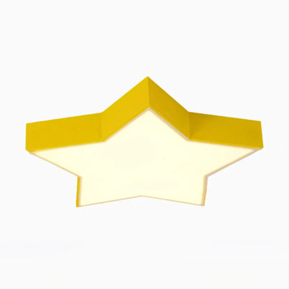 LED Star Ceiling Light Acrylic Flush Mount Kids Room | Lumevia
