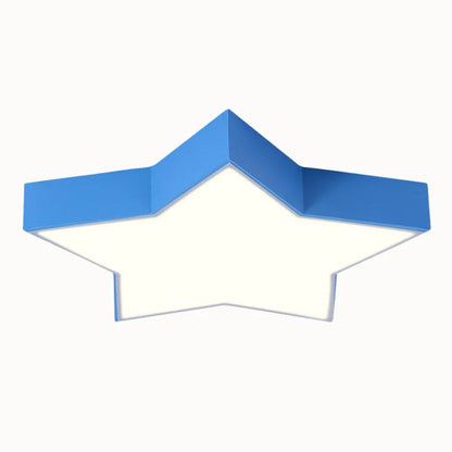 LED Star Ceiling Light Acrylic Flush Mount Kids Room | Lumevia