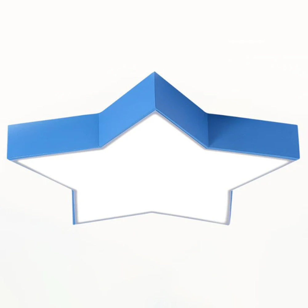 LED Star Ceiling Light Acrylic Flush Mount Kids Room | Lumevia