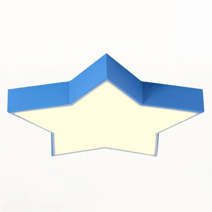 LED Star Ceiling Light Acrylic Flush Mount Kids Room | Lumevia