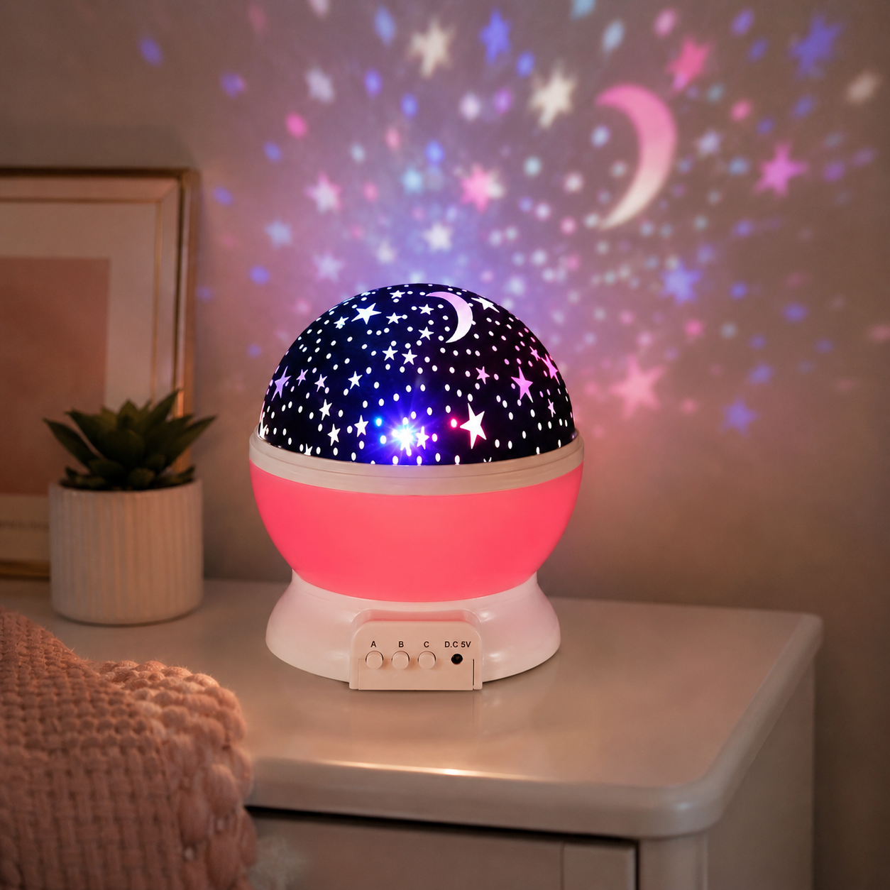 LED Starry Sky Projection Table Lamp for Ambient Light | Zanthera