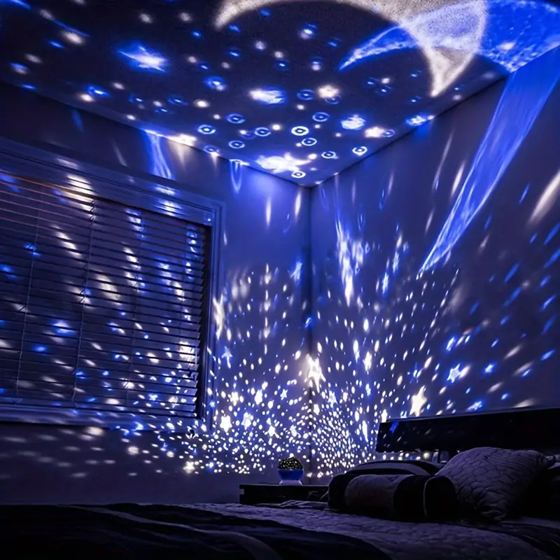 LED Starry Sky Projection Table Lamp for Ambient Light | Zanthera