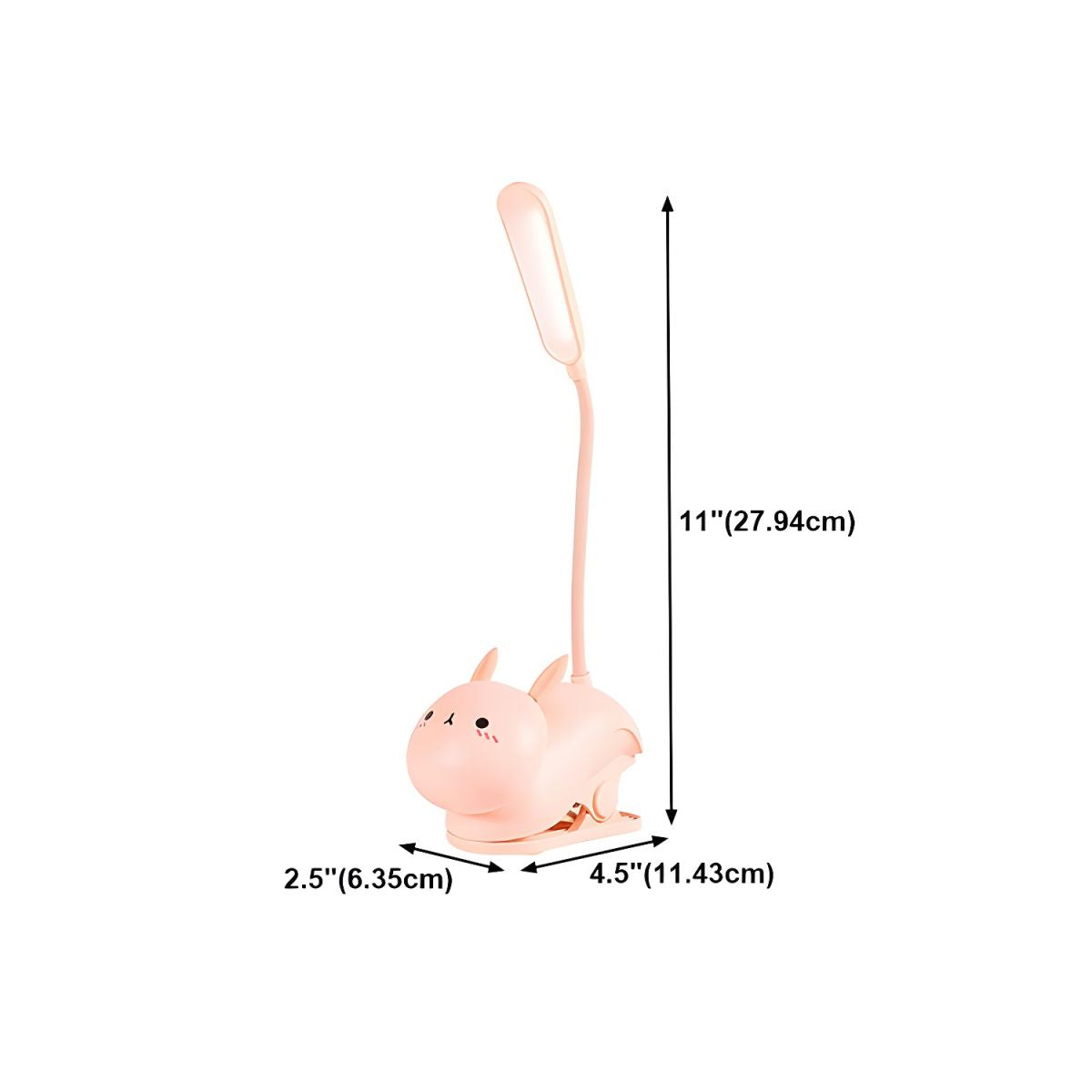  LED Table Lamp with Rabbit Design and USB Charging | Dorlani