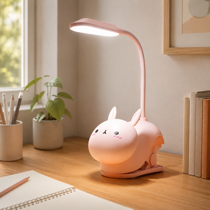  LED Table Lamp with Rabbit Design and USB Charging | Dorlani