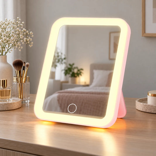LED Vanity Mirror with Adjustable Light Settings