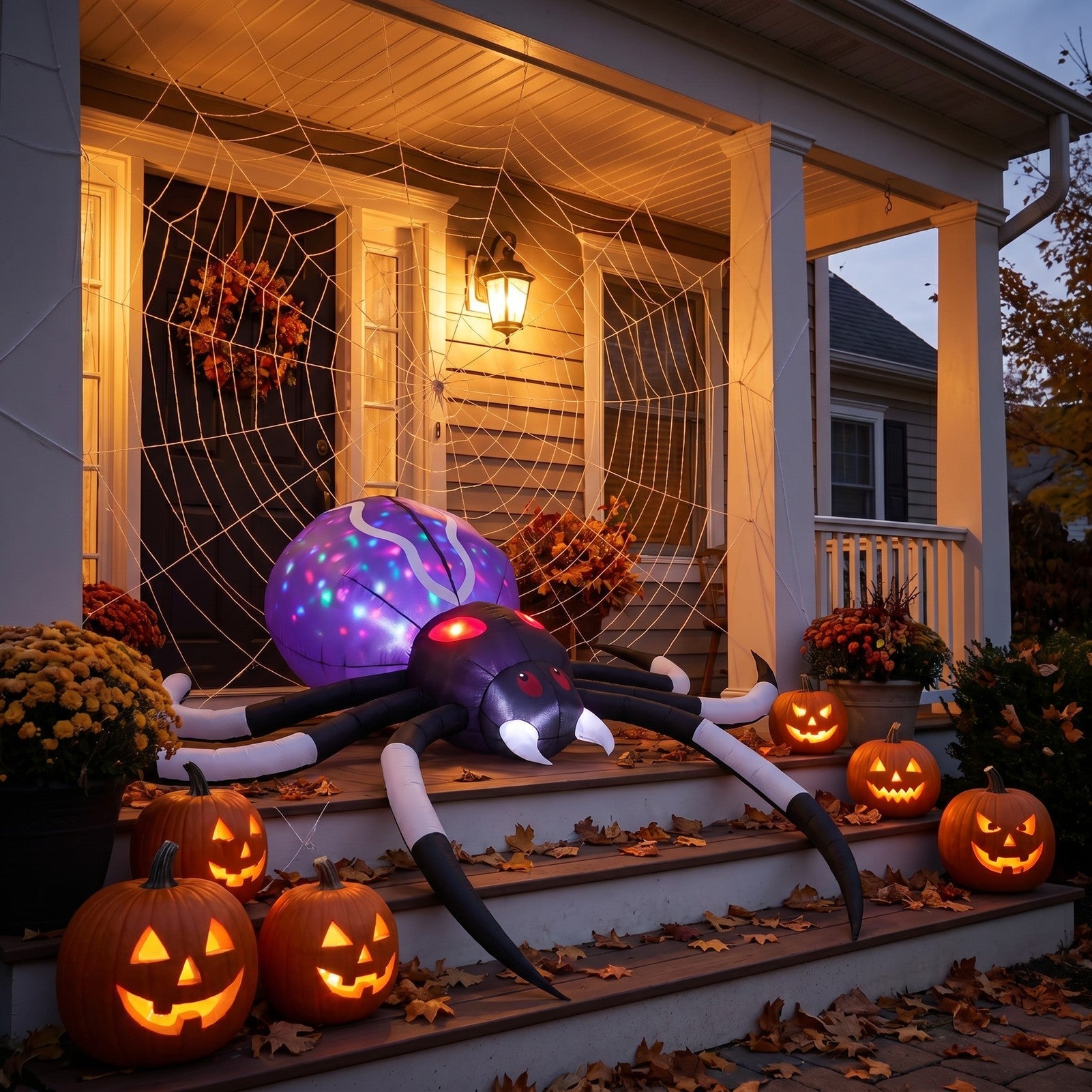 Large Outdoor Halloween Inflatable Spider