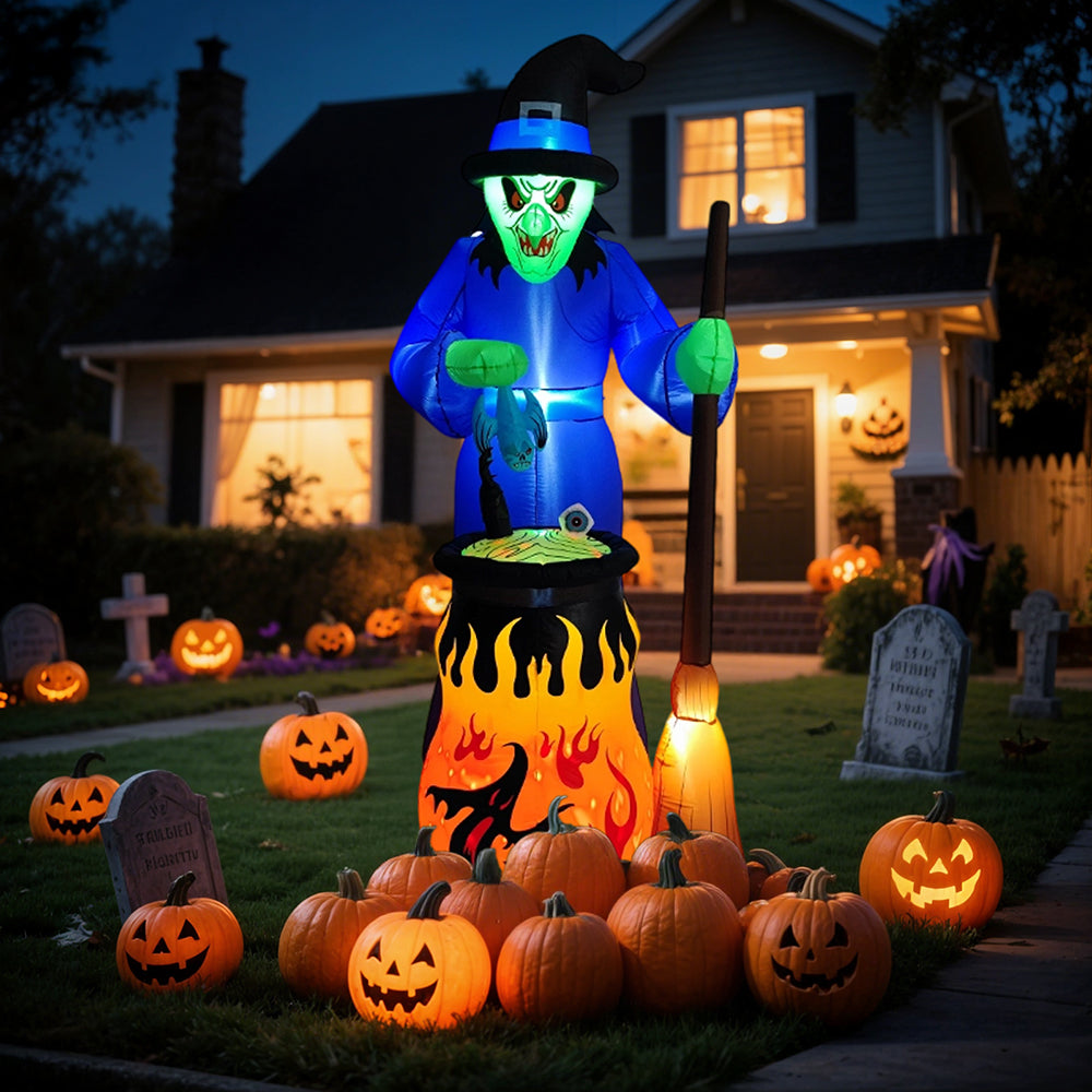 Large Outdoor Halloween Witch Inflatable
