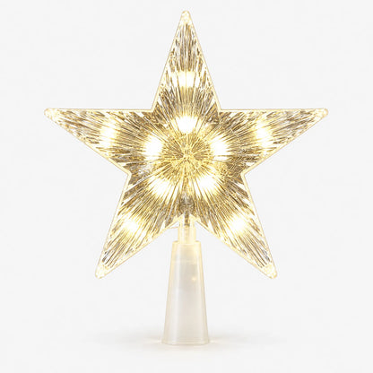Lighted Christmas Tree Star Topper