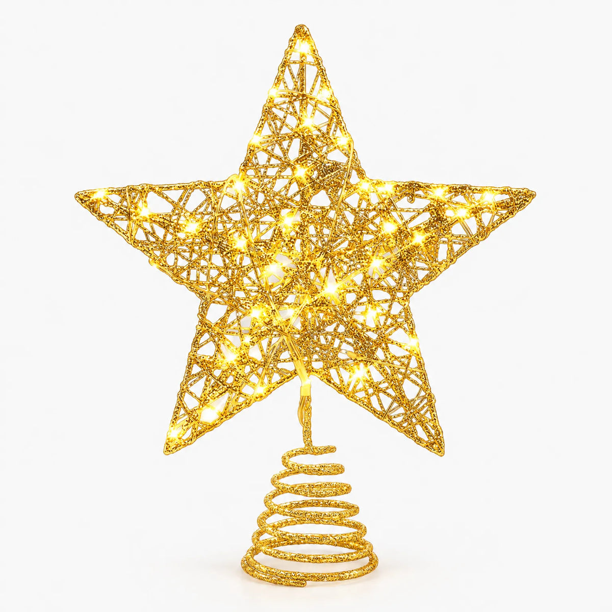 Lighted Christmas Tree Star Topper