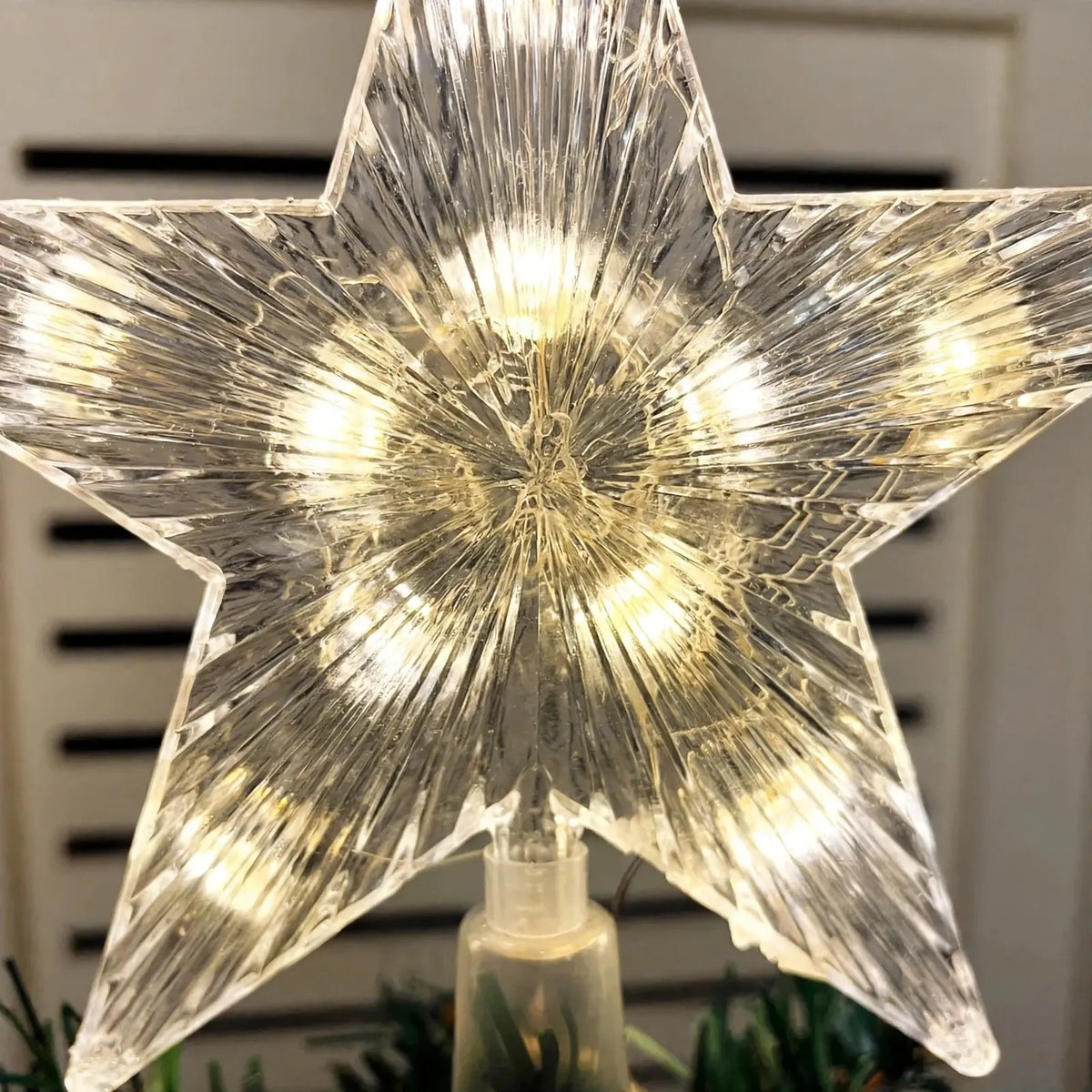 Lighted Christmas Tree Star Topper