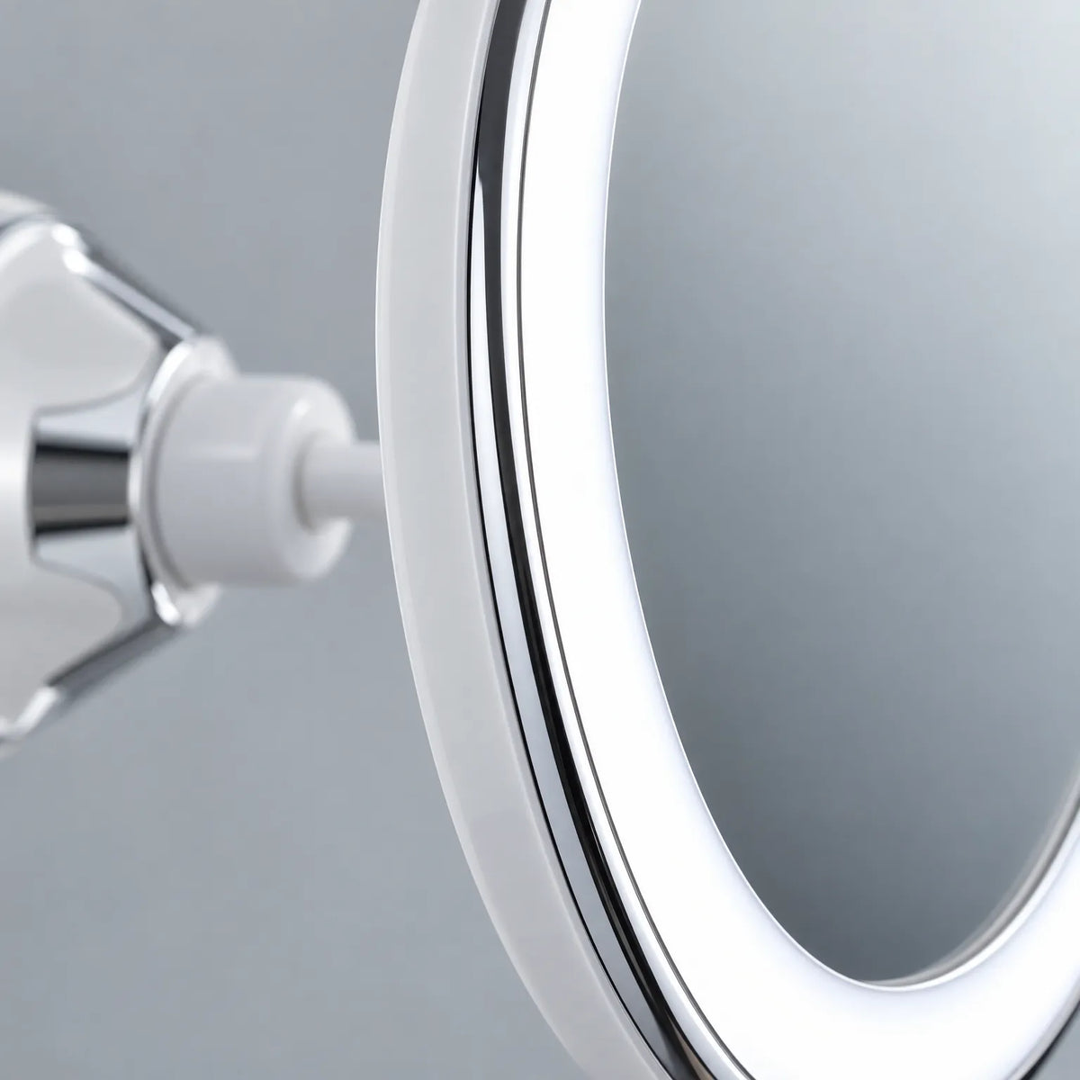 Lighted Vanity Mirror with Magnifying Wall Mount