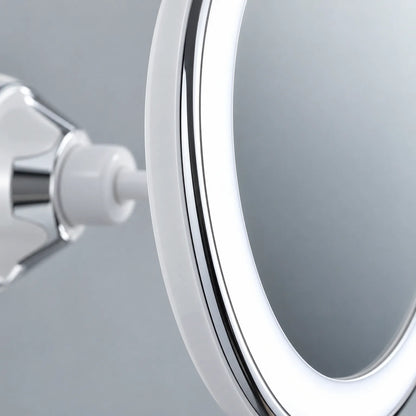 Lighted Vanity Mirror with Magnifying Wall Mount