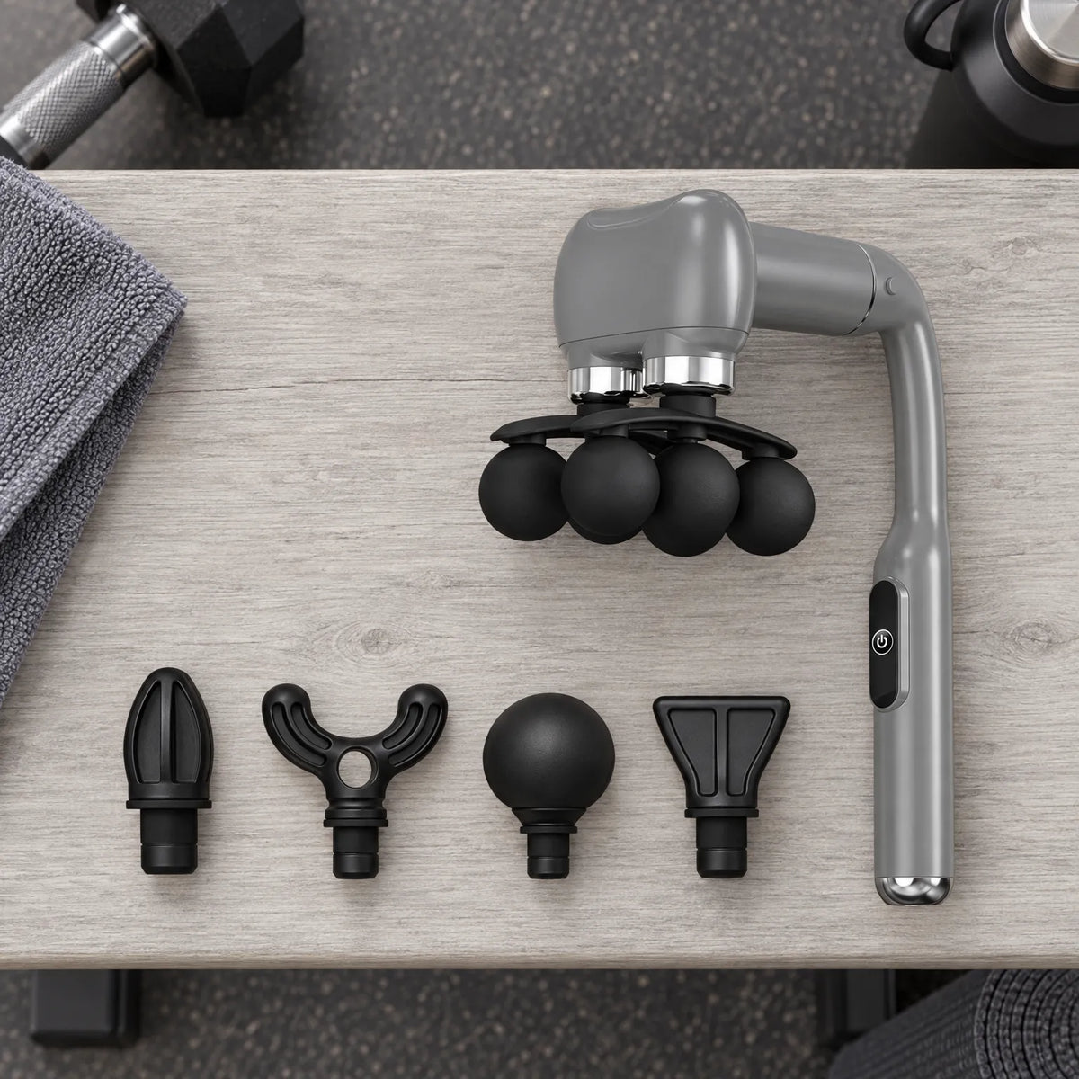 Long-Handle Deep Tissue Massage Gun