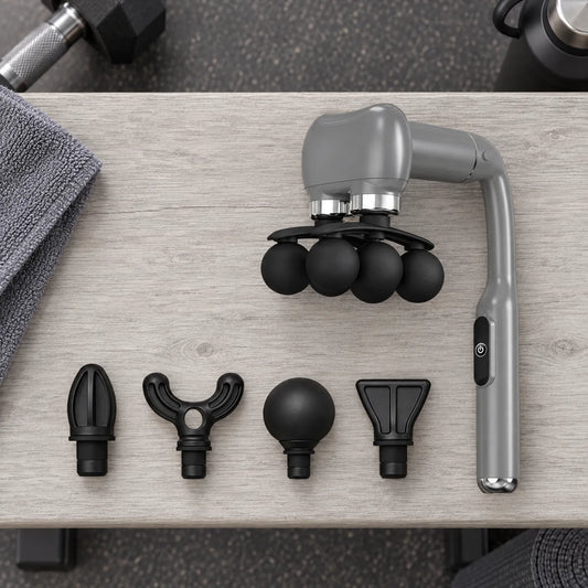 Long-Handle Deep Tissue Massage Gun