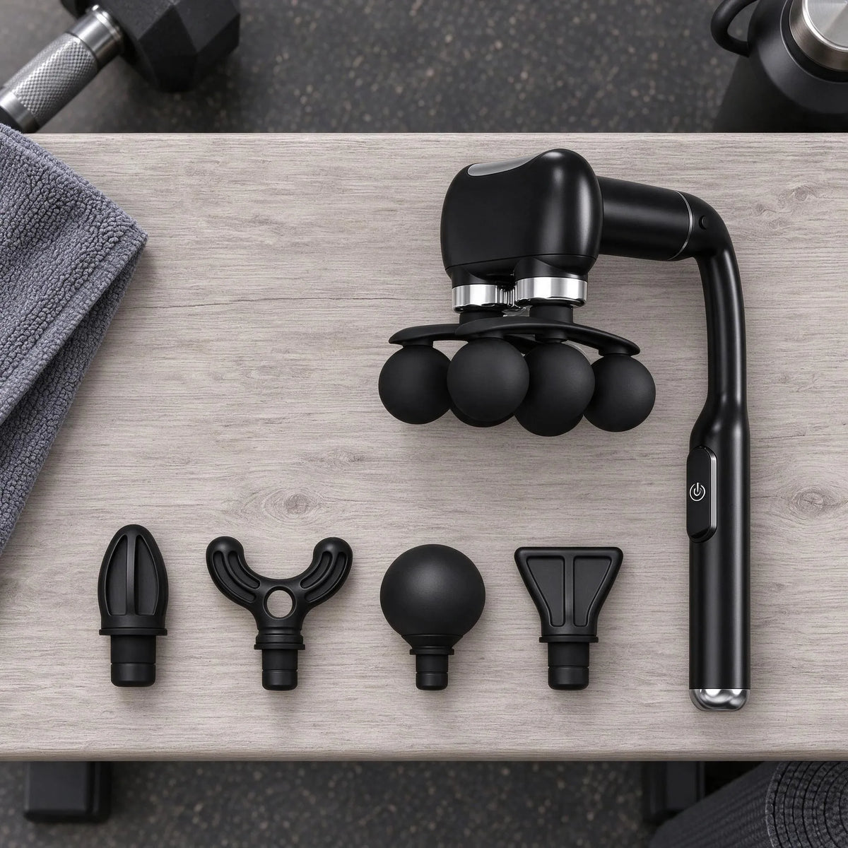 Long-Handle Deep Tissue Massage Gun