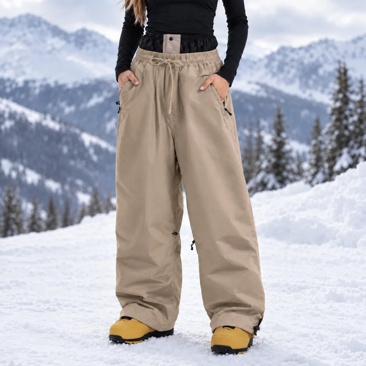 Loose Fit Winter Ski Pants