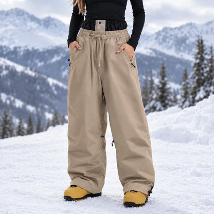Loose Fit Winter Ski Pants