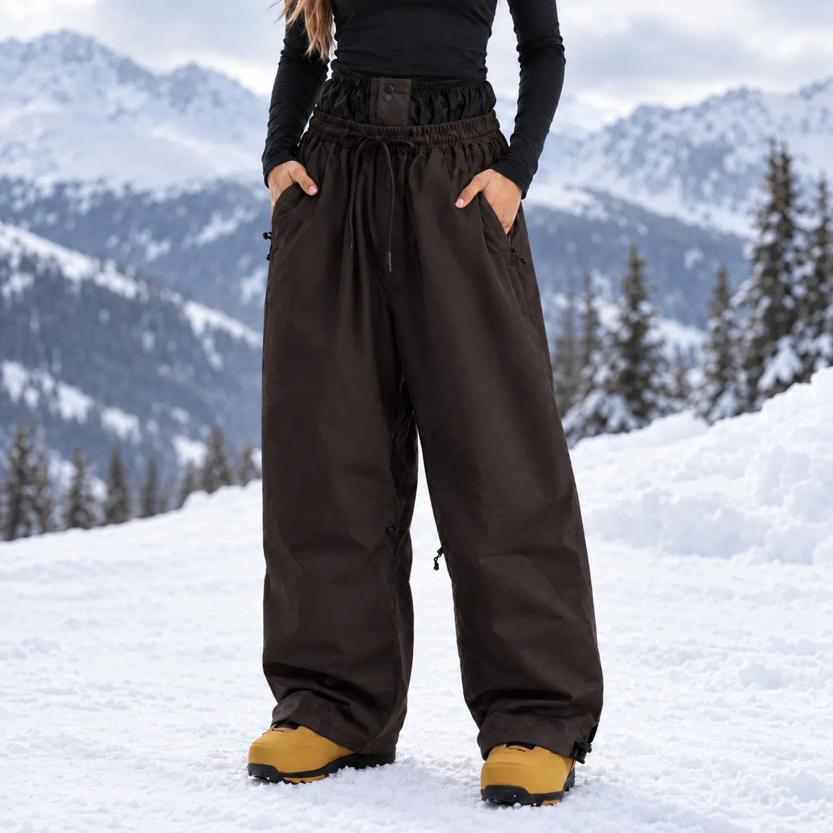 Loose Fit Winter Ski Pants