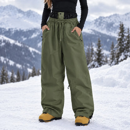 Loose Fit Winter Ski Pants