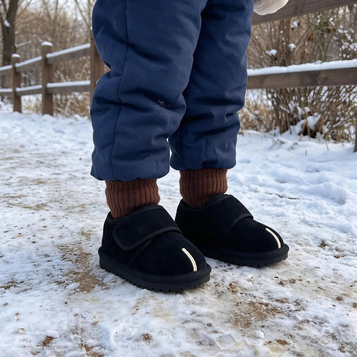 Low Ankle Hook Loop Winter Boots