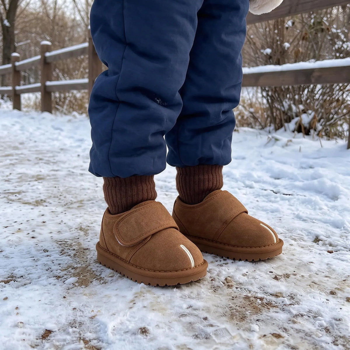 Low Ankle Hook Loop Winter Boots