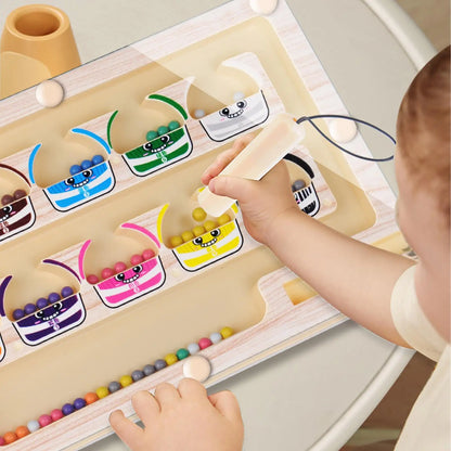 Magnetic Colour Sorting Maze Board