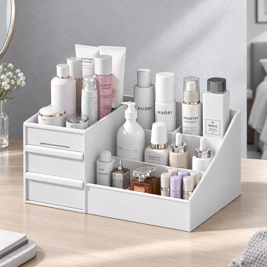 Makeup Organizer with Drawers for Bathroom Counter and Vanity