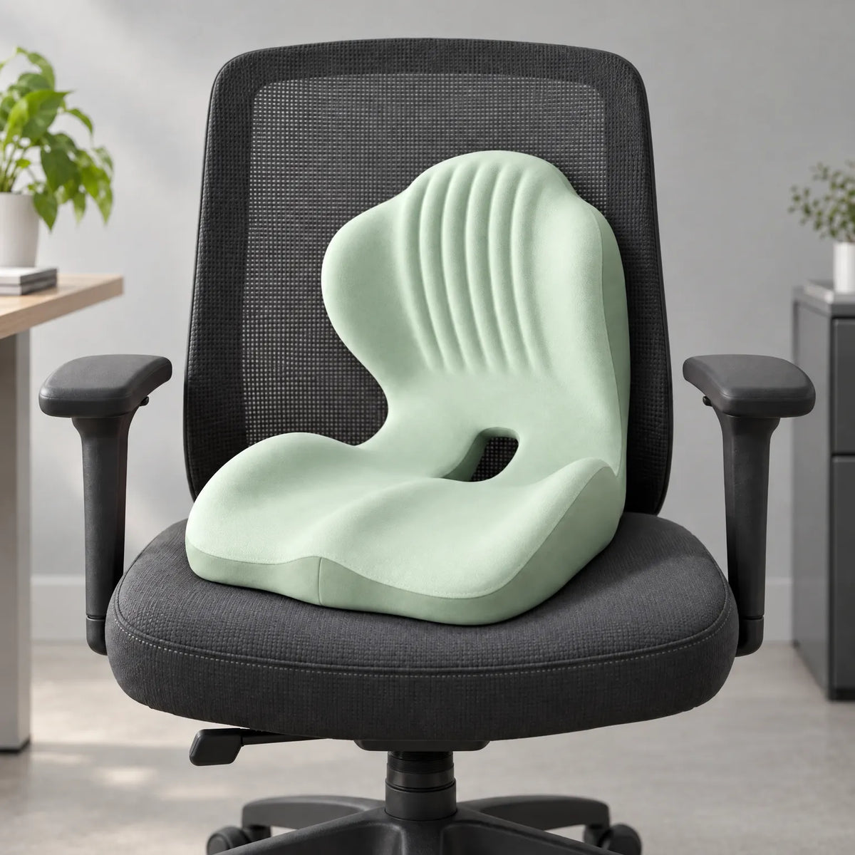 Memory Foam Back Support Cushion