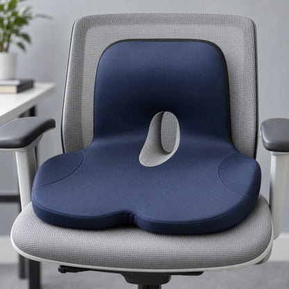 Memory Foam Seat Cushion with Lumbar Support for Office Chair
