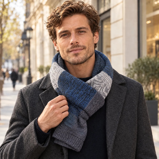 Men's Chunky Knit Winter Scarf