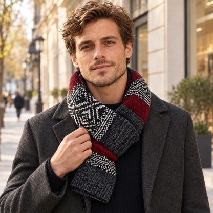 Men's Chunky Knit Winter Scarf