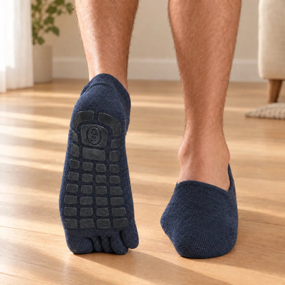 Men's Non-Slip Fitness Toe Socks