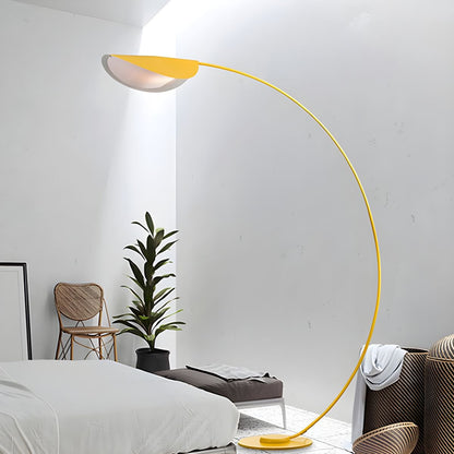Metal Arched Floor Lamp with Minimalist Design | Lumaryn