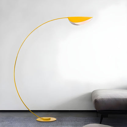 Metal Arched Floor Lamp with Minimalist Design | Lumaryn