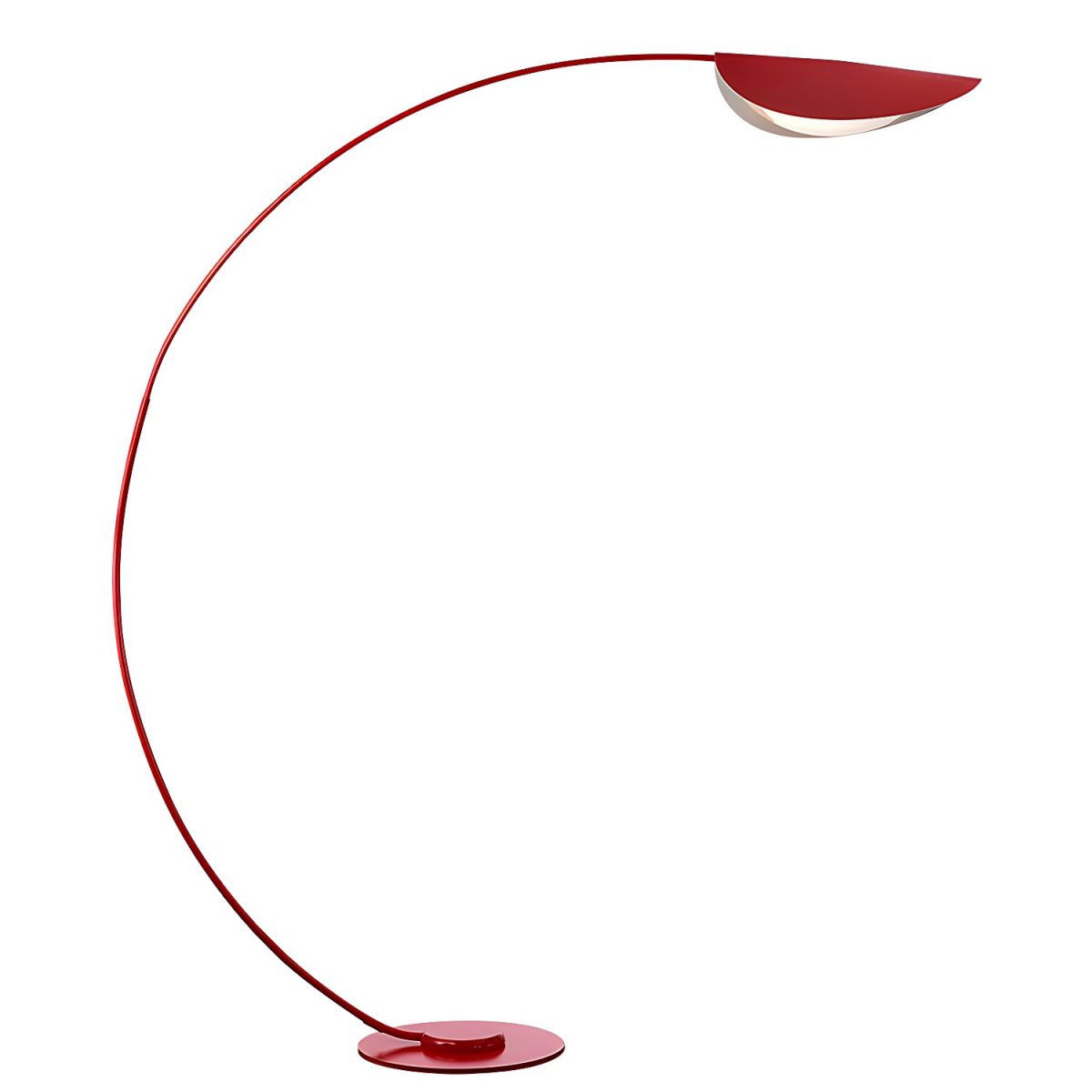 Metal Arched Floor Lamp with Minimalist Design | Lumaryn