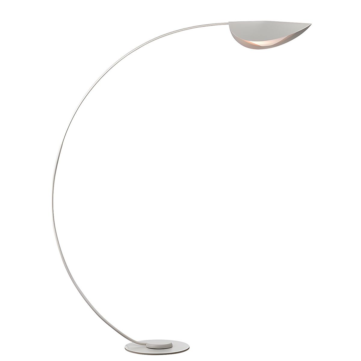 Metal Arched Floor Lamp with Minimalist Design | Lumaryn