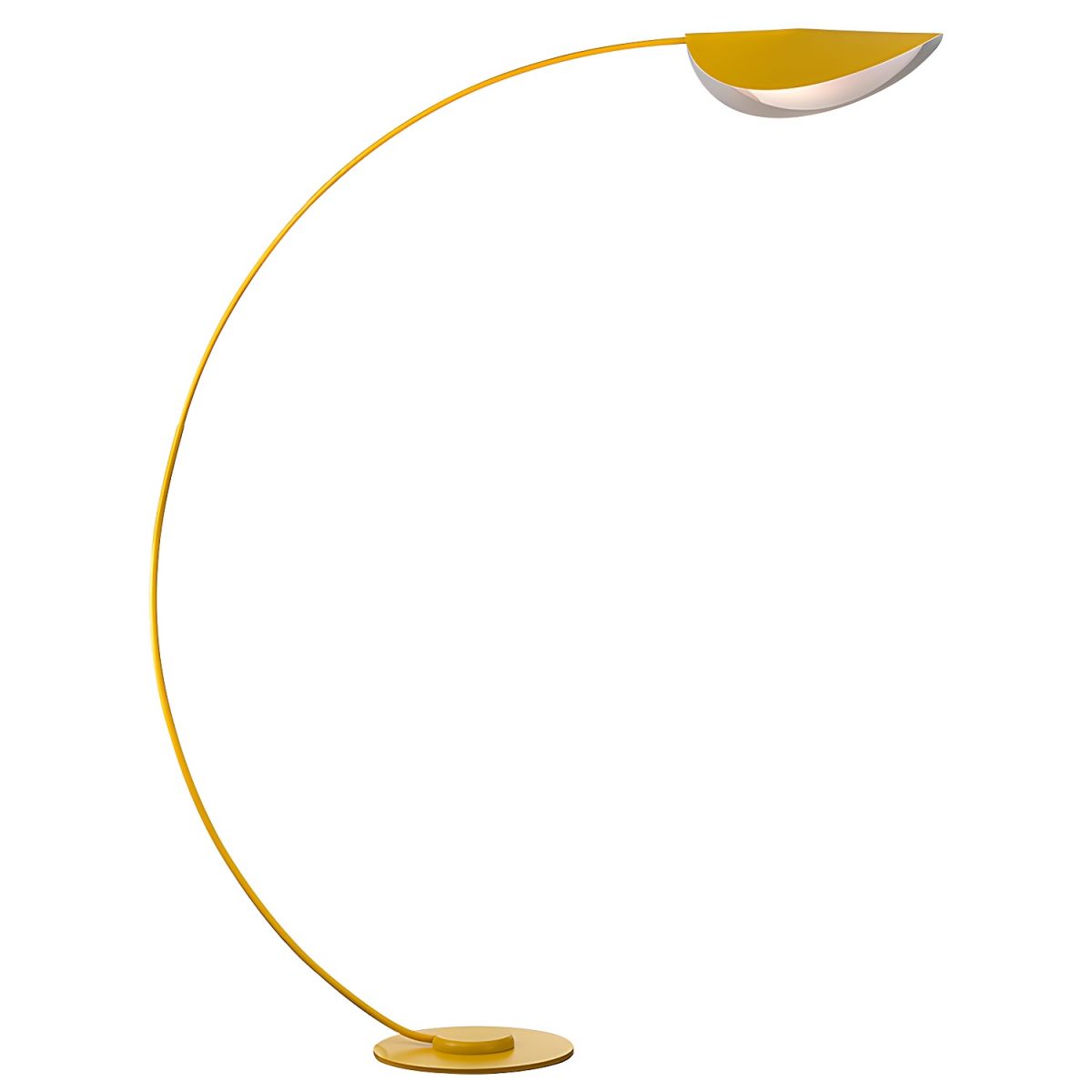 Metal Arched Floor Lamp with Minimalist Design | Lumaryn
