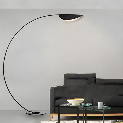 Metal Arched Floor Lamp with Minimalist Design | Lumaryn