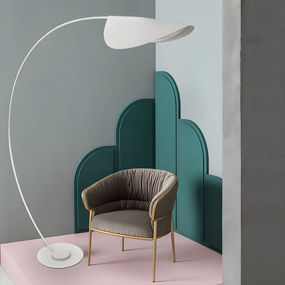 Metal Arched Floor Lamp with Minimalist Design | Lumaryn